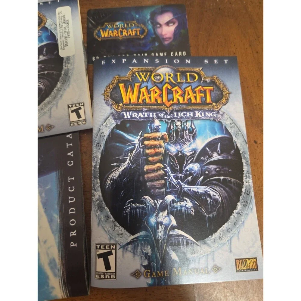 World of Warcraft Wrath of the Lich King PC Game Expansion Big Box 2008 Blizzard